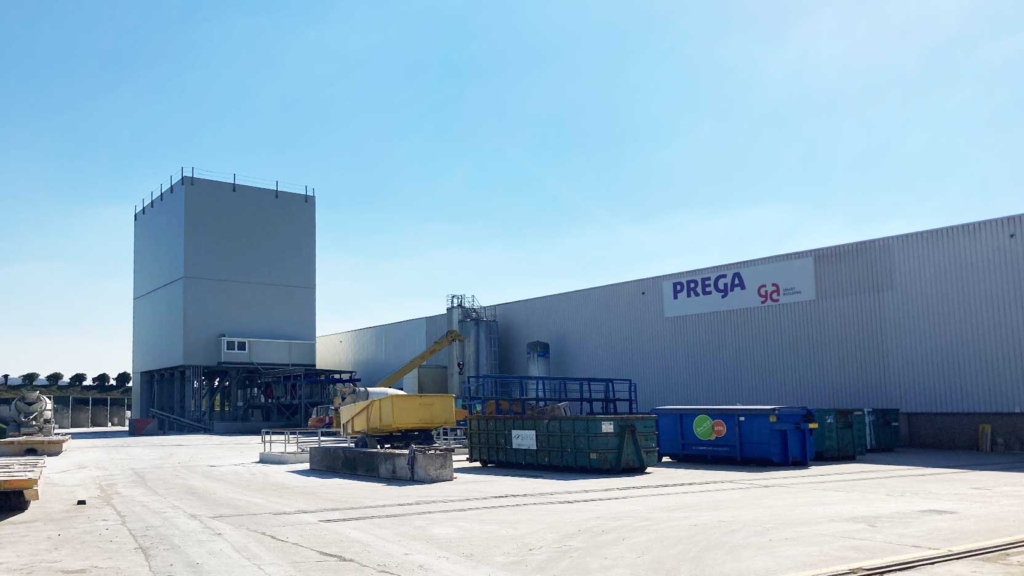 Centrale béton XXL pour Prega Criquebeuf-sur-Seine en Normandie