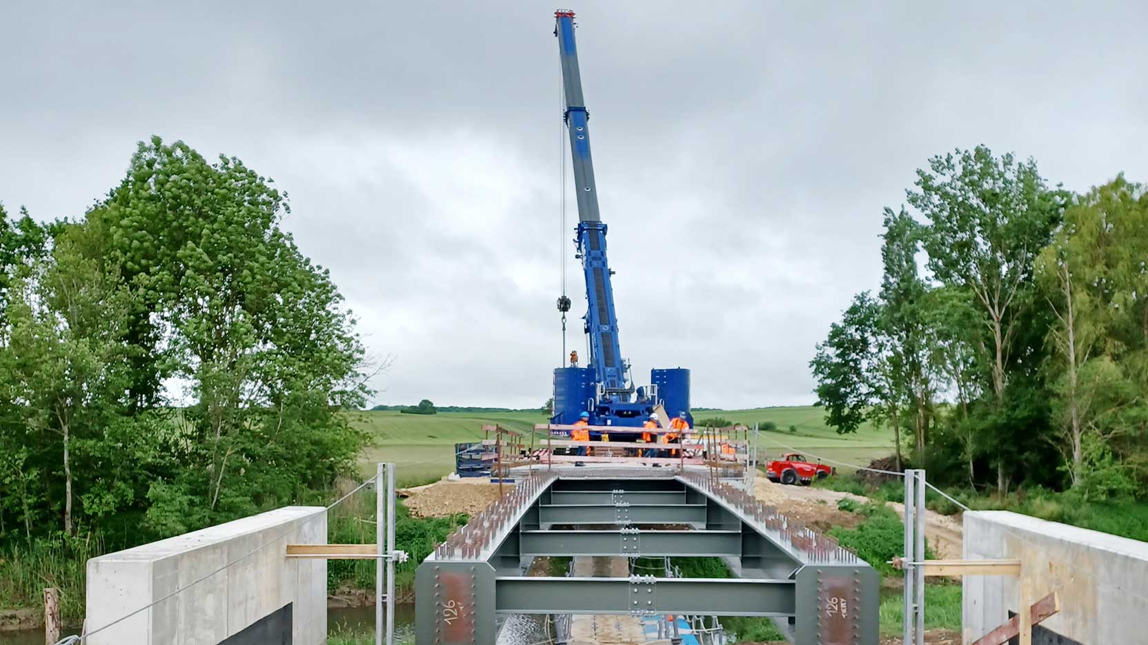 Dalles pour la rénovation du pont de Thezey | PREGA